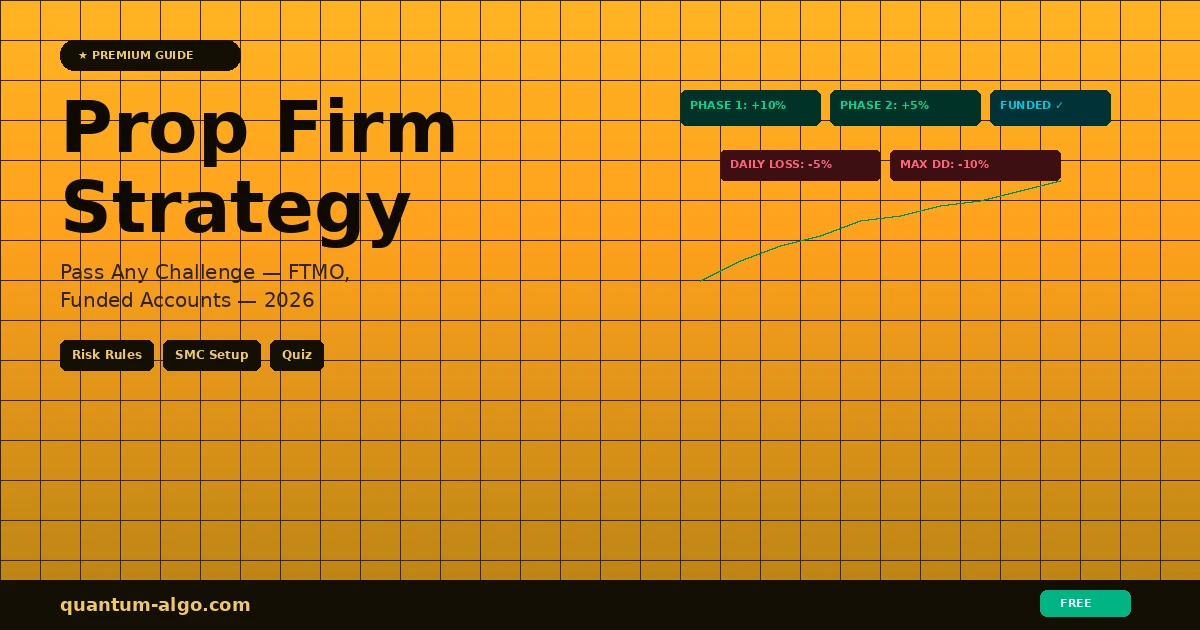 Prop Firm Trading Strategy 2026 — Pass the Challenge FTMO MyForexFunds